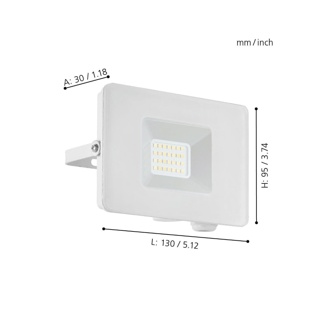 Aplique Eglo Faedo 3 Led Blanco