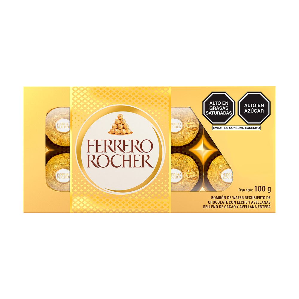 Ferrero Rocher Caja Dorada T8