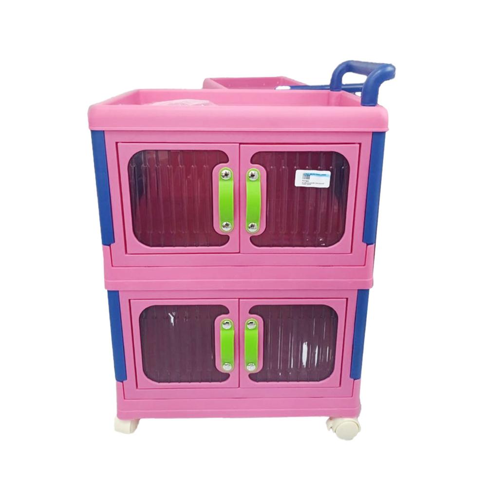 Carrito Caja Organizador De 2 Niveles Infantil Niño Ropa Juguetes