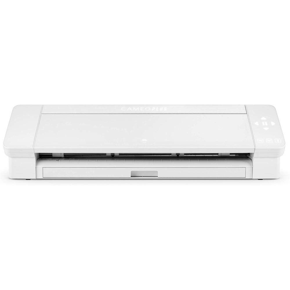 Máquina de Corte de Escritorio Silhouette Cameo 4 Plus (15"", Blanca) - Grabado, Dibujo y Corte en Di