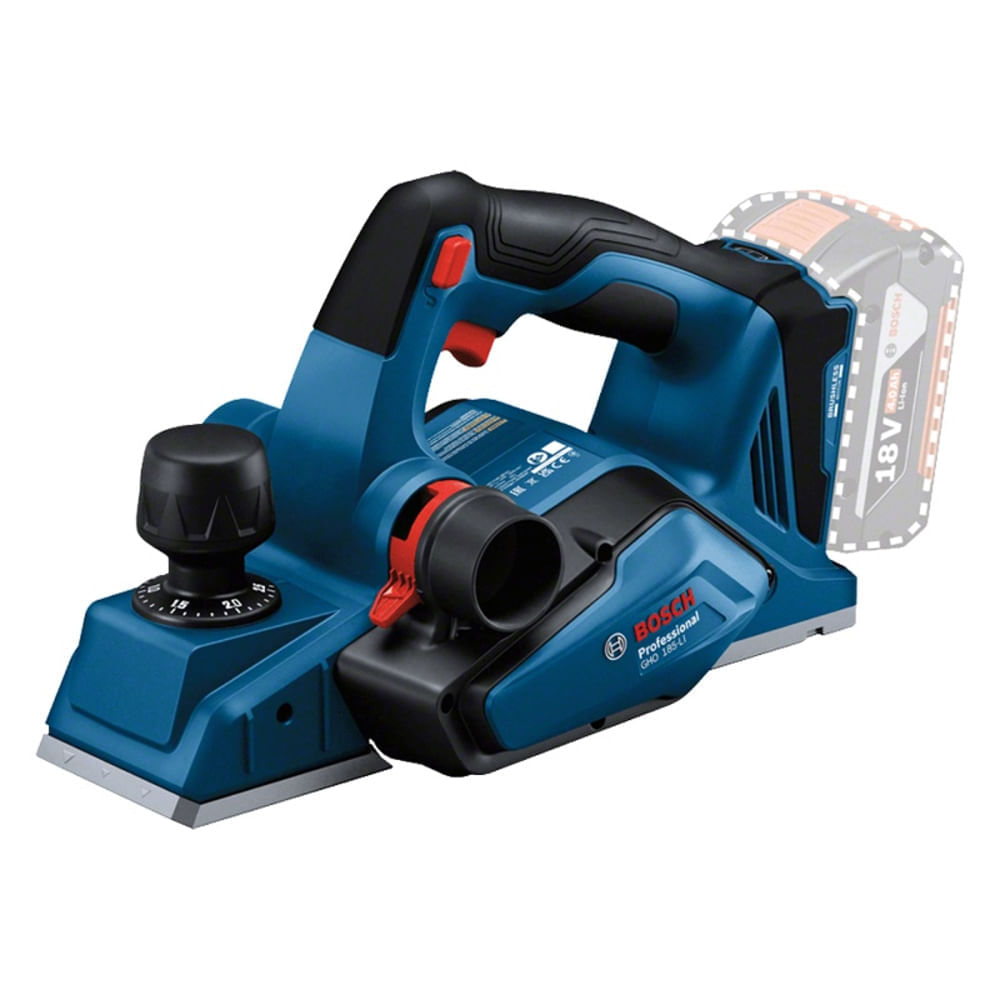Cepillo 82 mm 18V Brushless Baretool Bosch GHO 185 LI