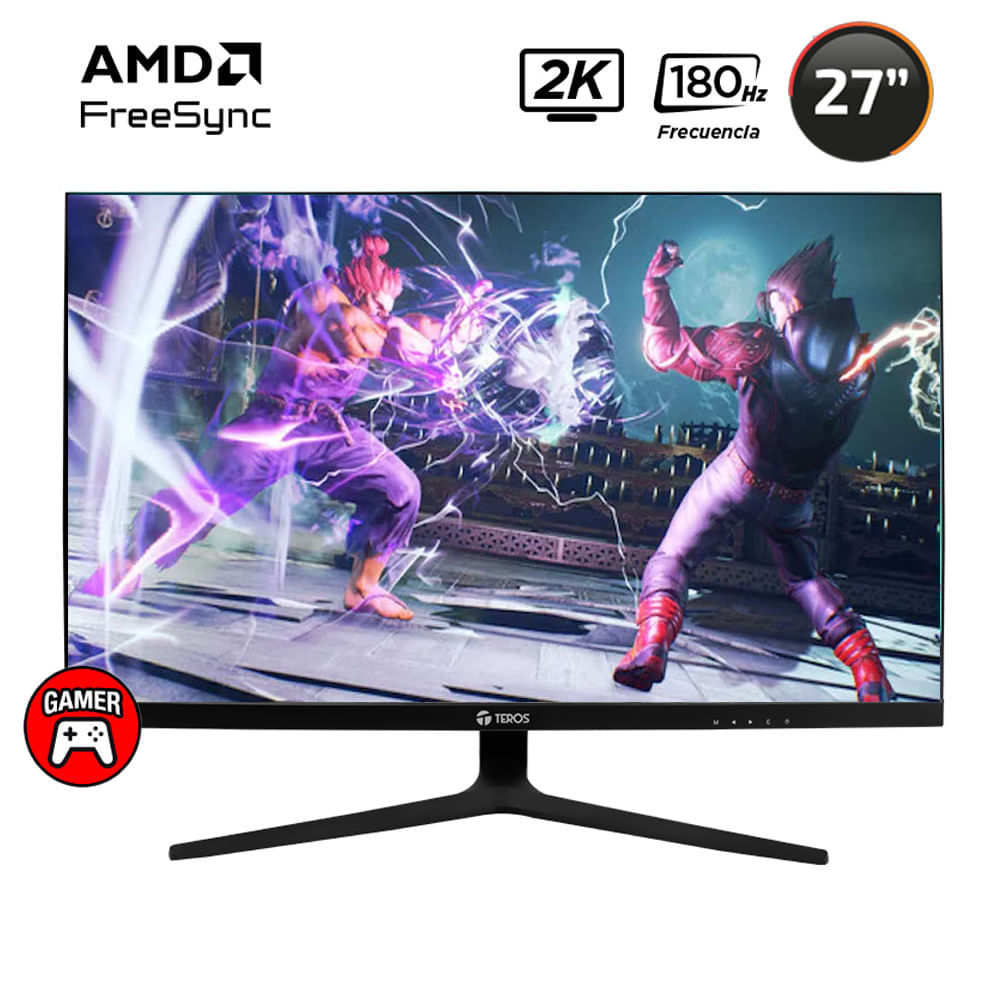 Monitor Gamer Teros 27 2K QHD IPS 180Hz 1MS Vesa FreeSync TE-2769G