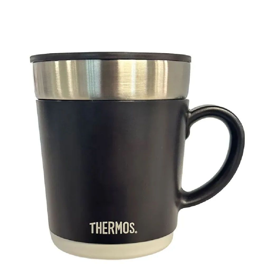 Taza Térmica Negra 350ml - Acero Inoxidable - 10156045