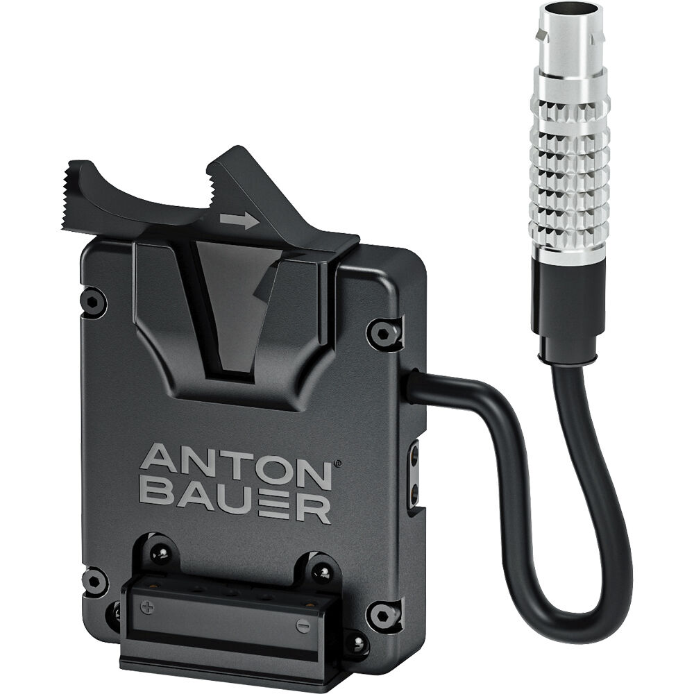 Soporte de Batería V-Mount Anton/Bauer con Salida P-Tap y Conexiones LEMO de 8 Pines para Baterías T