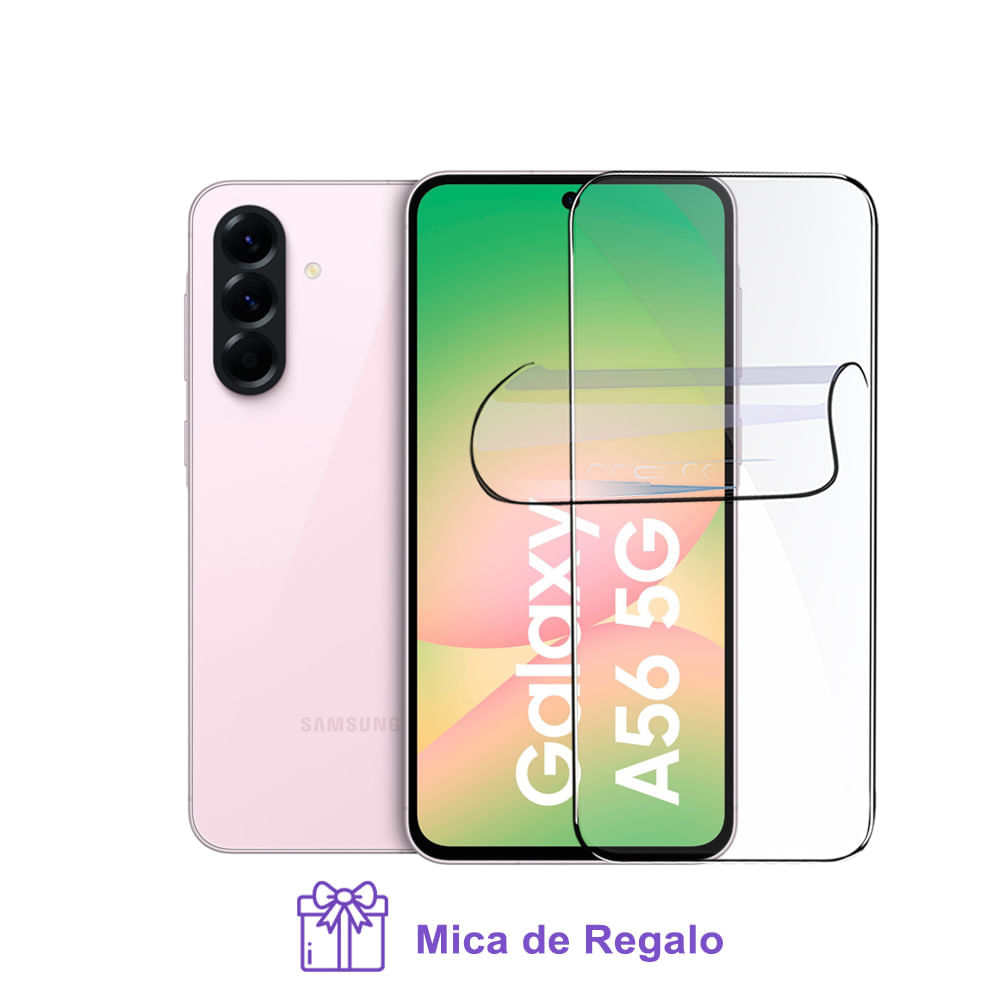 Samsung Galaxy A56 5G 12Gb Ram 256Gb Rom Rosa con Mica Hidrogel