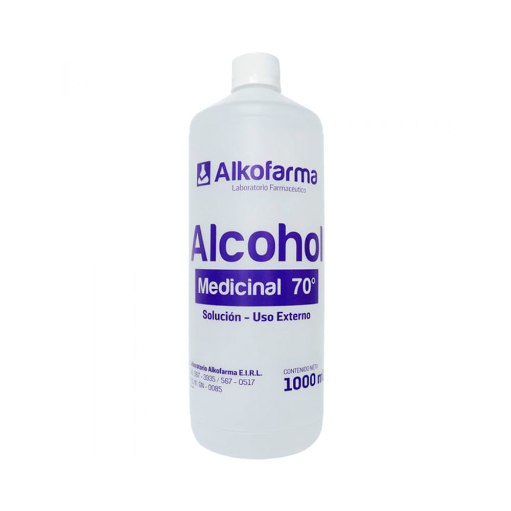 Alcohol Medicinal 70° de 1000 ml Alkofarma