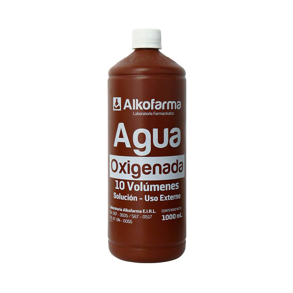 Agua Oxigenada de 1000 ml Alkofarma