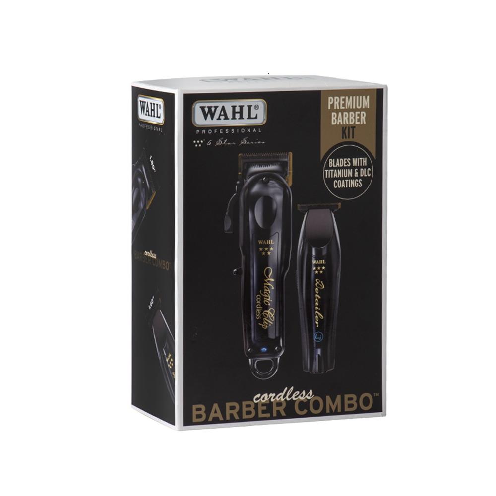 WAHL Professional Cordless Barber Combo Includes Magic Clip Clipper & Detailer Trimmer