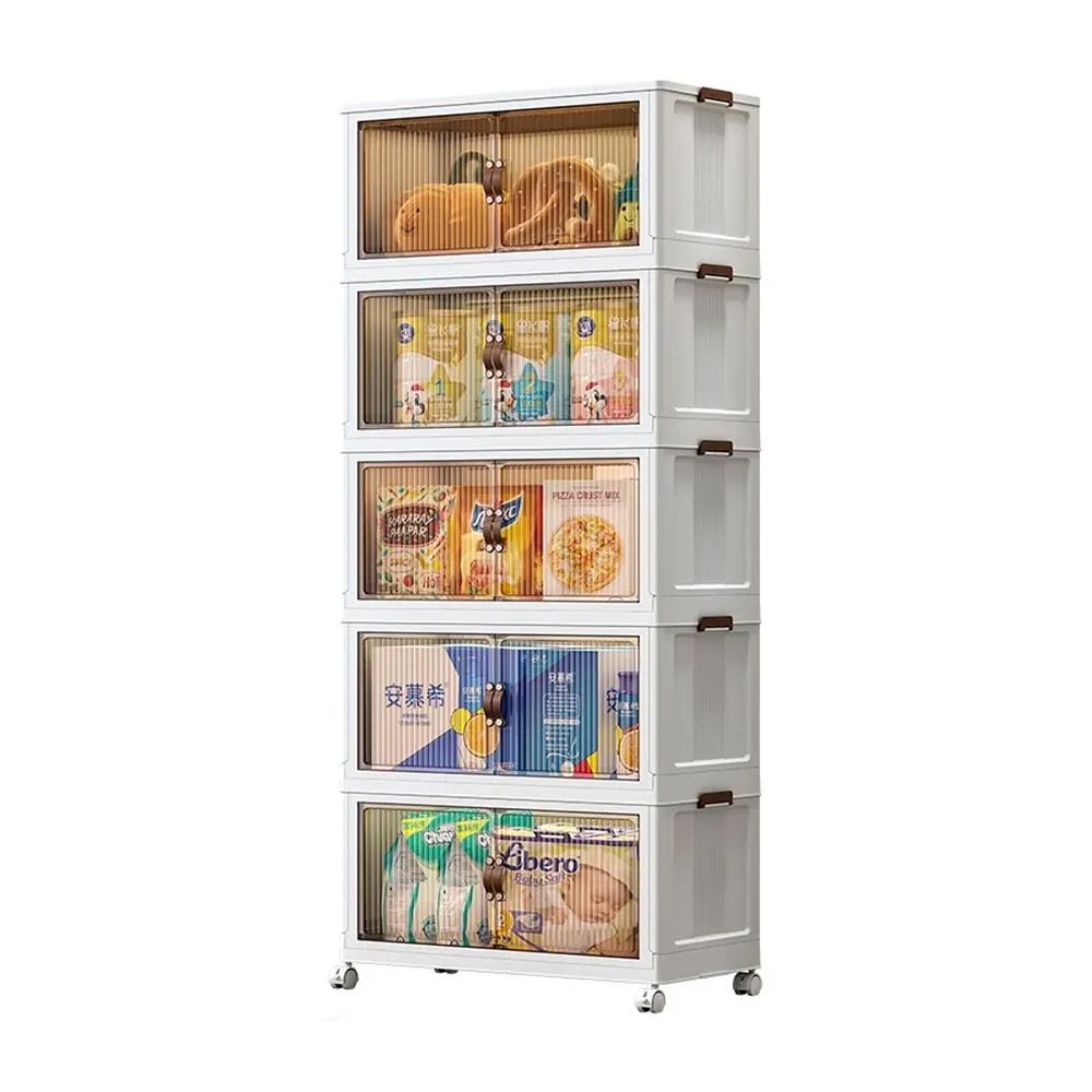 Organizador Multiuso Mueble Estante De 5 Niveles Multiuso Plegable 12C
