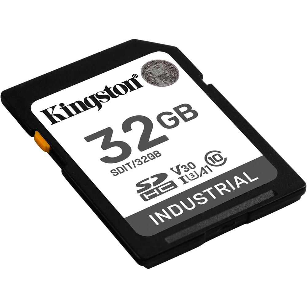 Tarjeta de Memoria Kingston 32GB Industrial UHS-I SDHC - A1, V30, U3, Clase 10, 100 MB/s Lectura, 30