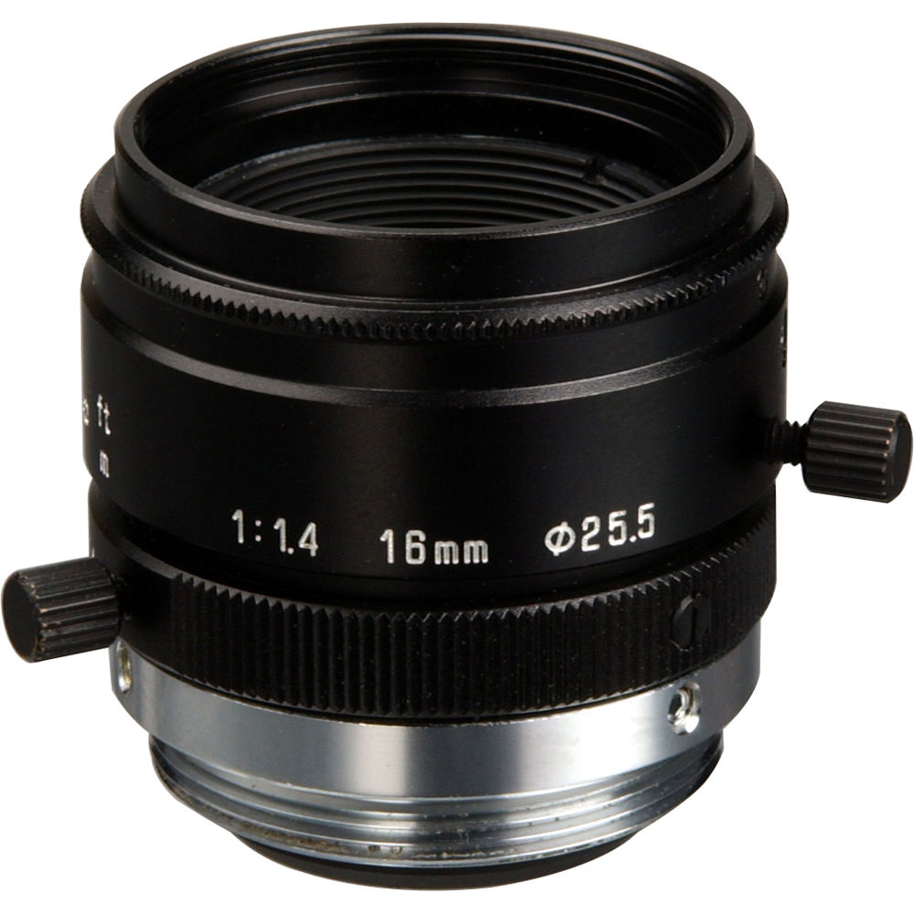 Tamron 23FM16L C-Mount 2/3 16mm F/1.4 Lente de Alta Resolución con Bloqueo para Automatización Indus