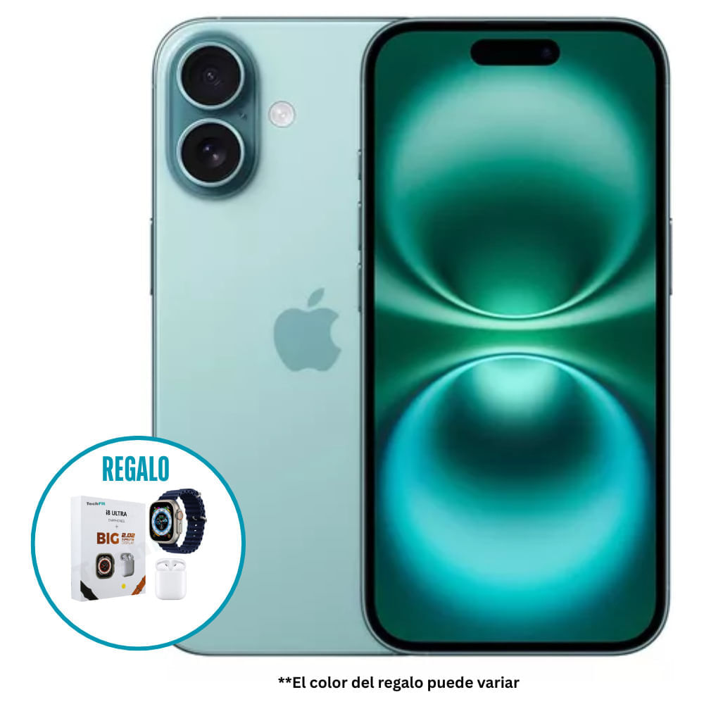 Apple iPhone 16 (256 GB) - Color TEAL + REGALO