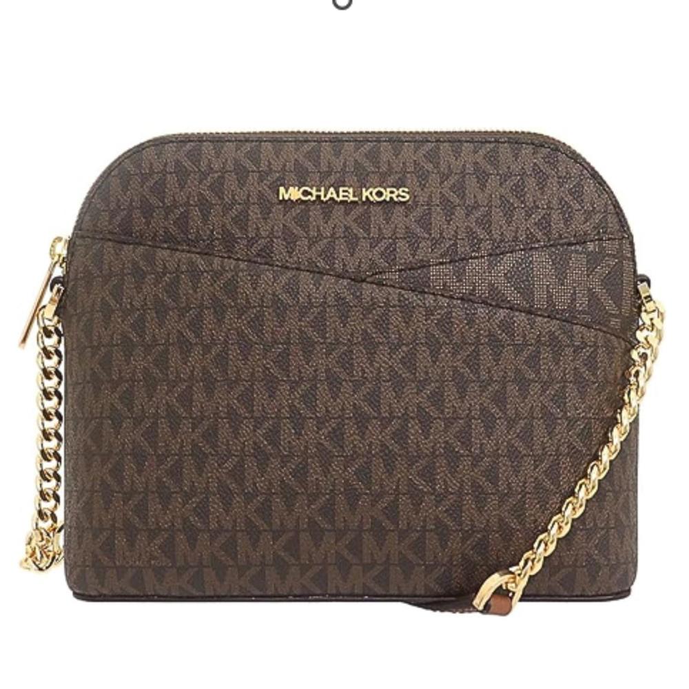 Cartera Crossbody MICHAEL KORS Jet Set Travel Medium Marron