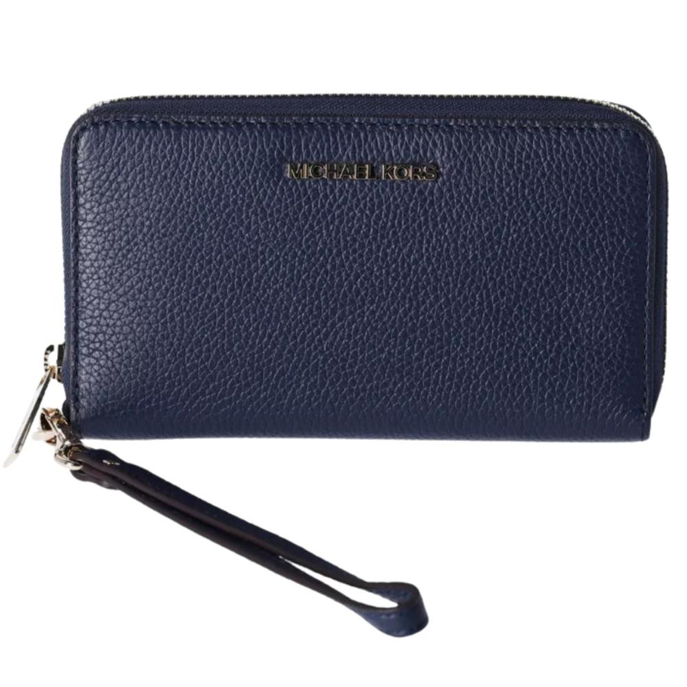 Cartera Wrislet MICHAEL KORS Jet Set Large Flat - Navy