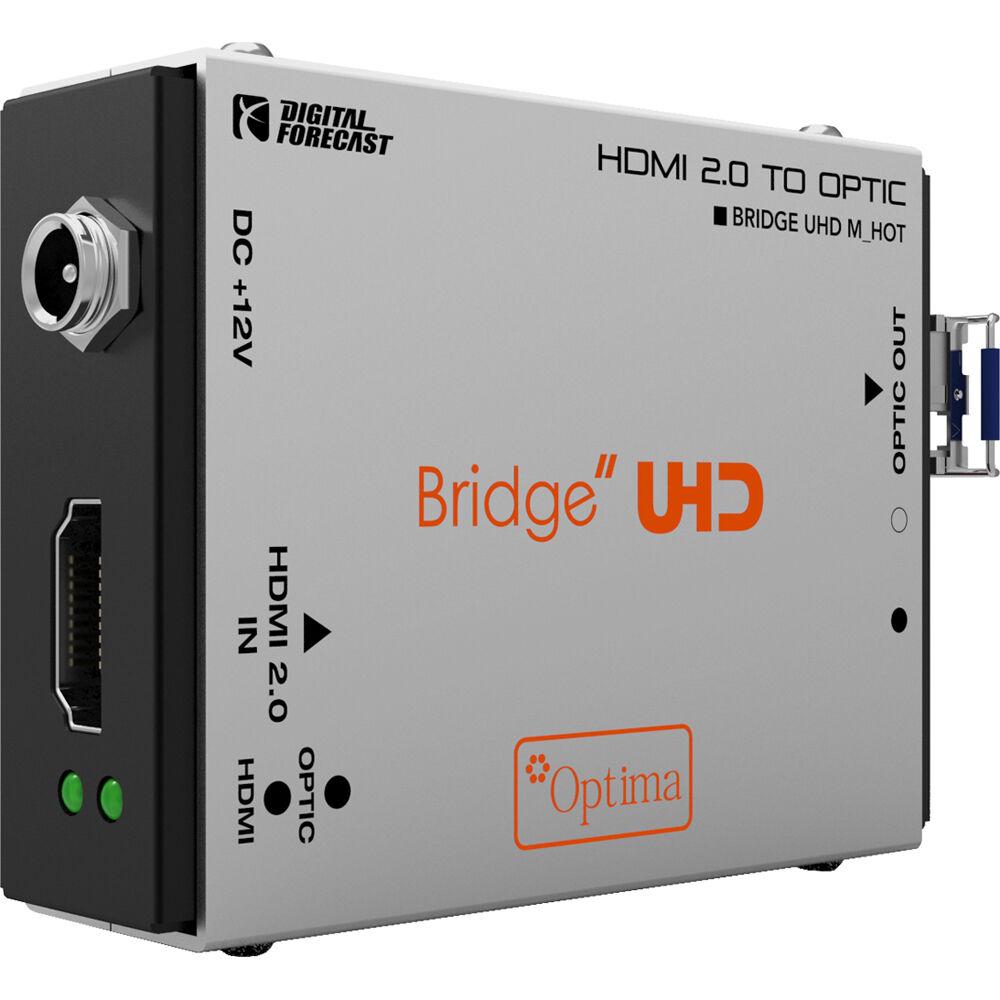 TRANSMISOR ÓPTICO SIMPLEX LC UHD M-HOT HDMI 2.0 CON MÓDULO SFP INCLUIDO