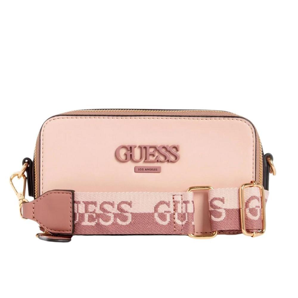 Cartera Crossbody GUESS Lewistown Color-Block - Rosa