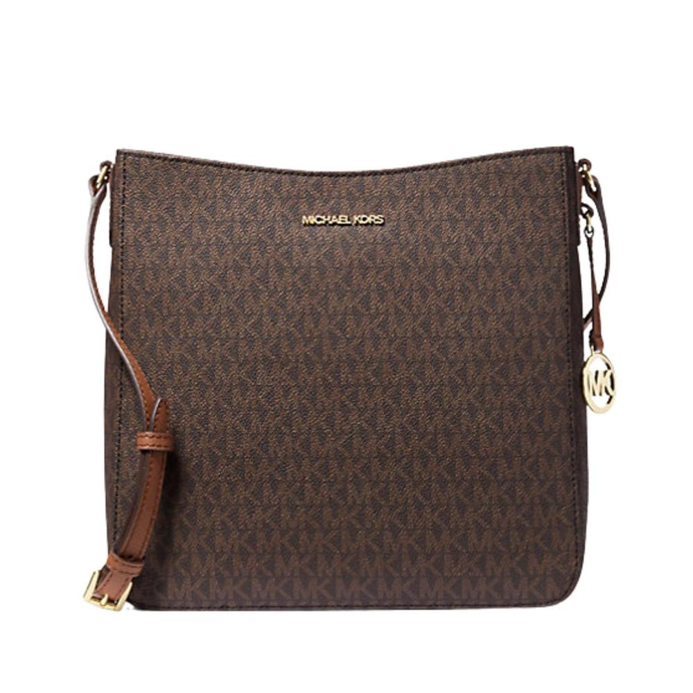 Cartera Crossbody MICHAEL KORS Jet Set Travel Large Logo Messenger - Marron