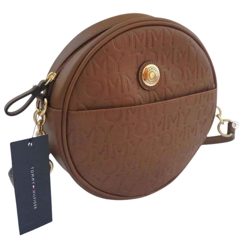 Cartera Crossbody TOMMY HILFIGER Circular - Marron
