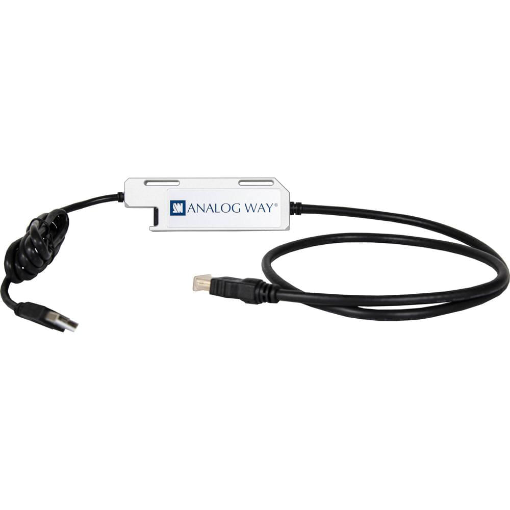Transmisor de Fibra HDMI 2.0 Analog Way - Soporta 4K hasta Aproximadamente 2000'
