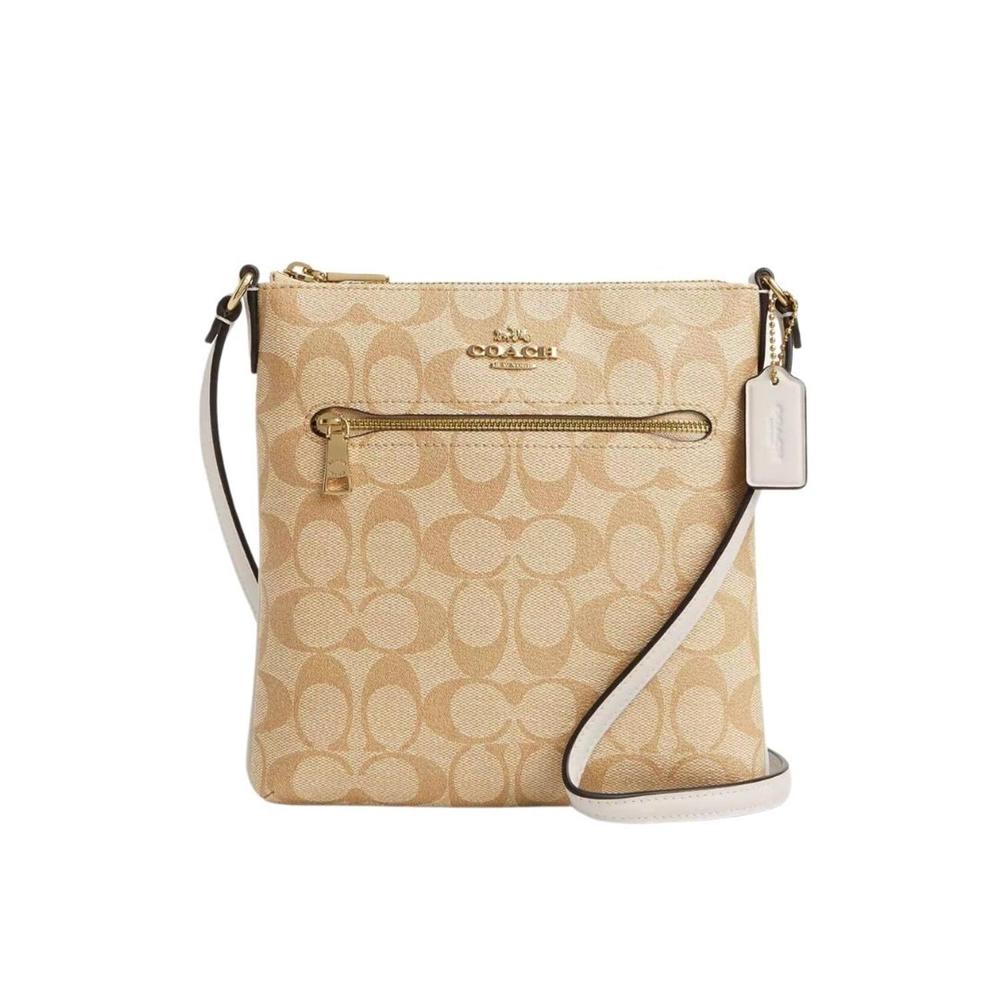 Cartera Crossbody COACH Mini Rowan - Khaki
