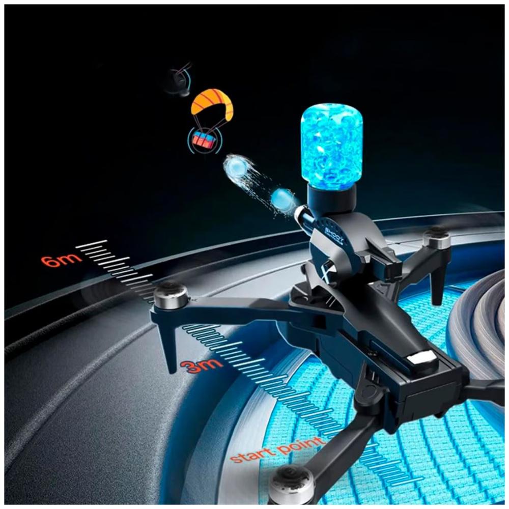 Dron K11 Max Pro Lanza Hidrogel con 2 Cámaras HD Negro - Oechsle