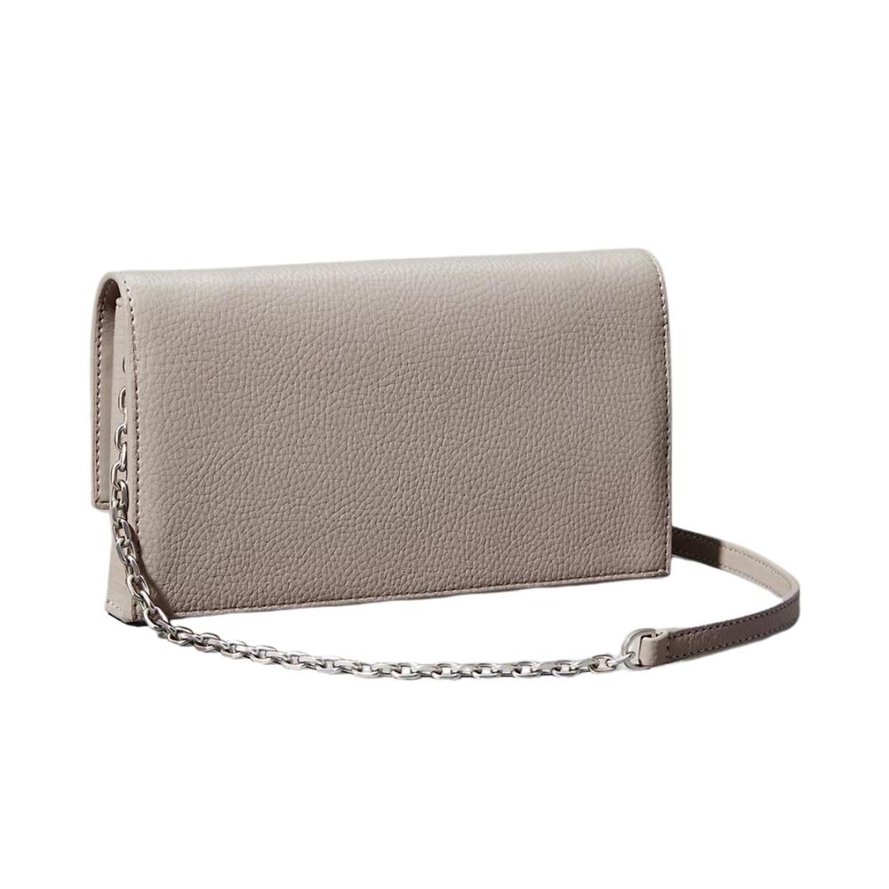 Cartera Crossbody CALVIN KLEIN Slim Archive Hardware - Beige