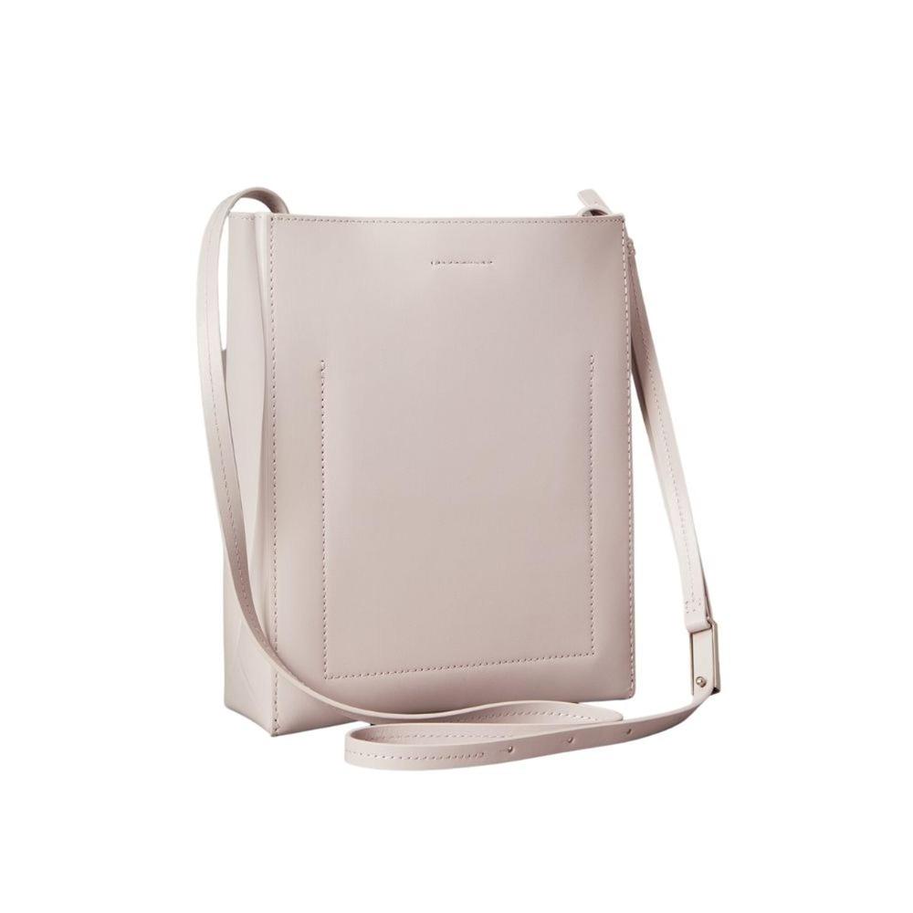 Cartera Crossbody de Cuero CALVIN KLEIN Paper Bag - Lilac