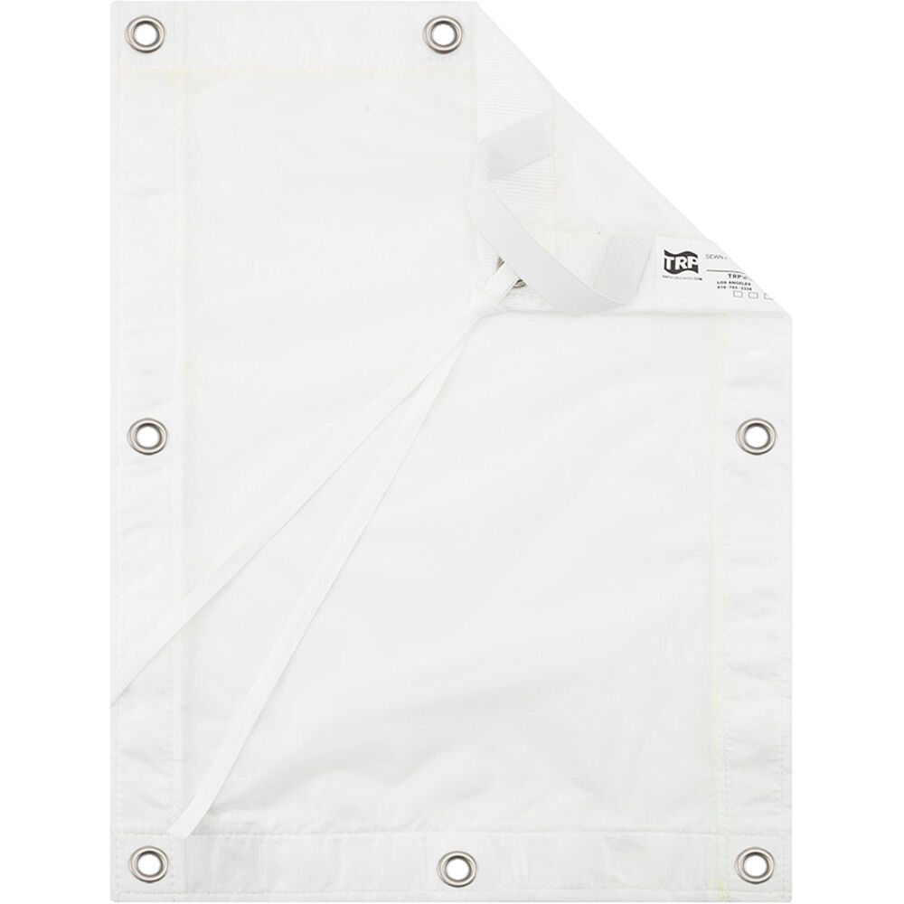 TRP WORLDWIDE Tejido Cuadrado Ruidoso (Blanco, 12 x 20') - Duradero y Ligero, Difusión Estándar para