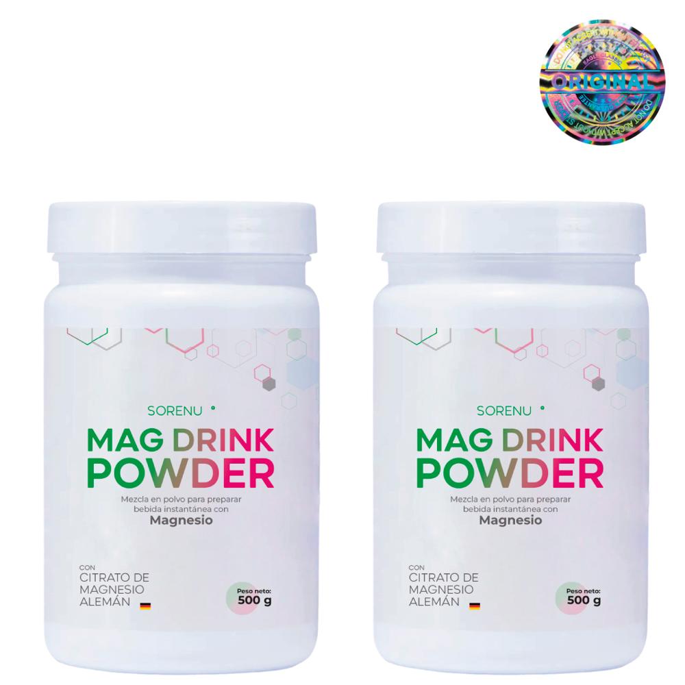 Citrato de Magnesio 500g 2 Frascos