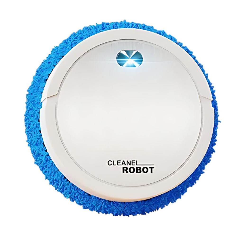 Robot Trapeador Inteligente Húmedo y Seco Diseño Moderno Blanco