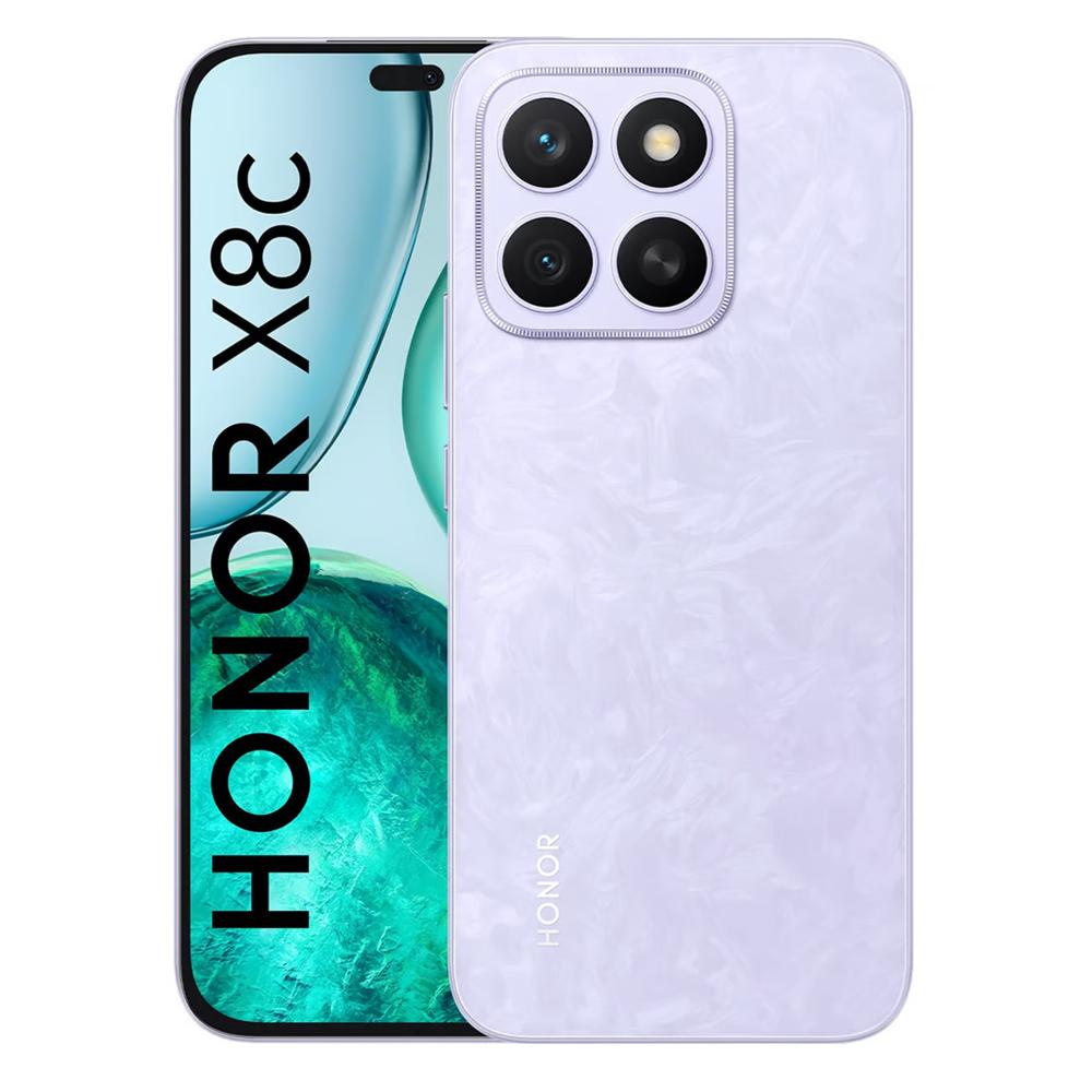 Celular HONOR X8C 8GB+256GB Cloud Purple