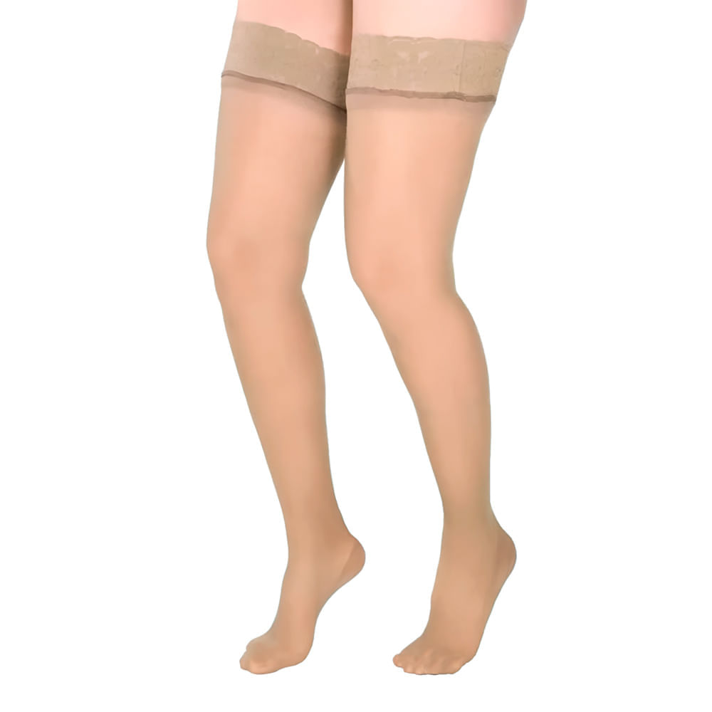 Medias para Várices Hasta El Muslo Compresión BAJA 10-20 MM/HG Talla M