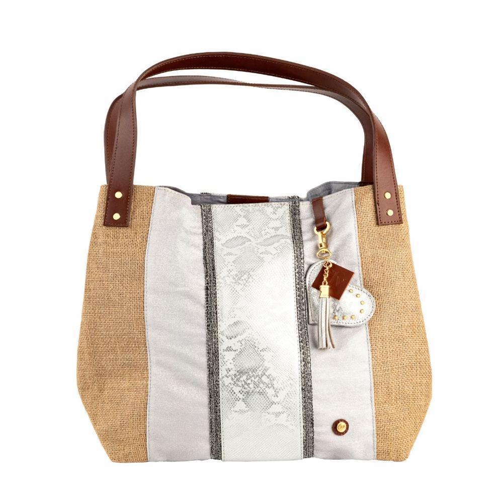 Bolso Plata Animal Print