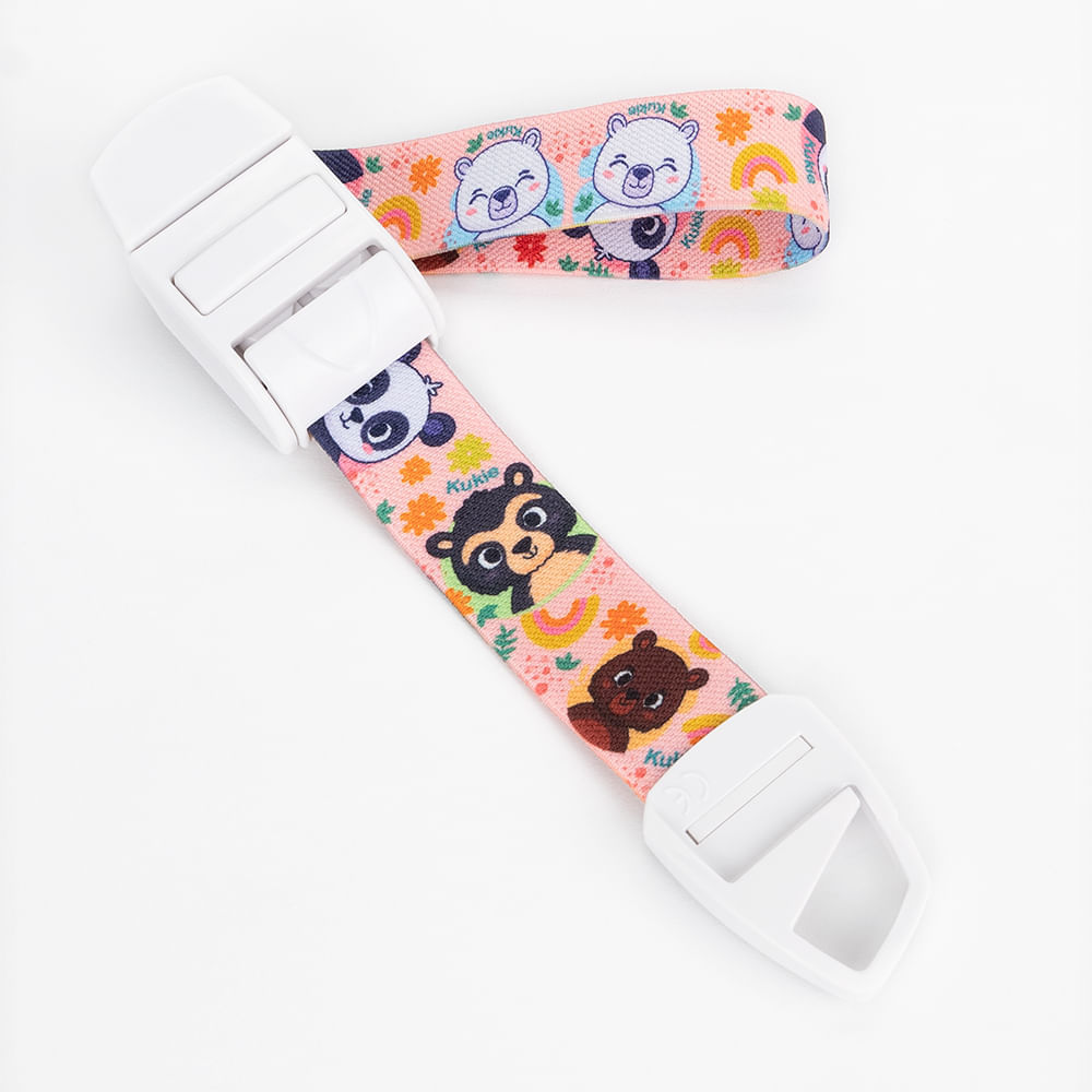 Torniquete De Tela De Nylon Diseño Ositos Felices