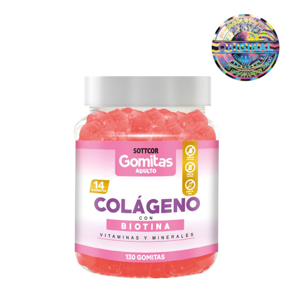 Gomitas Colageno y Biotina 130 Cápsulas 1 Frasco