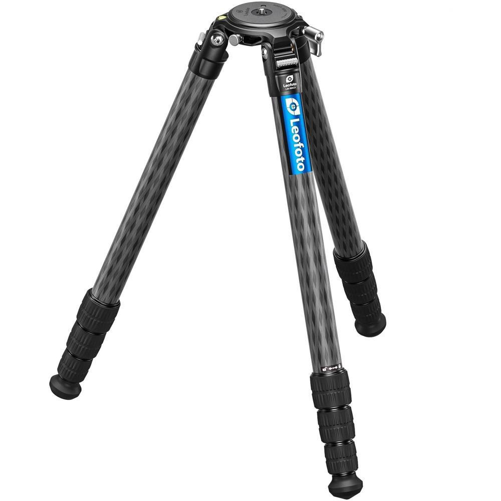 Trépied Leofoto ST-364CX + Rotule Intégrée à Levier - Pinces Arca - Fibre Carbone