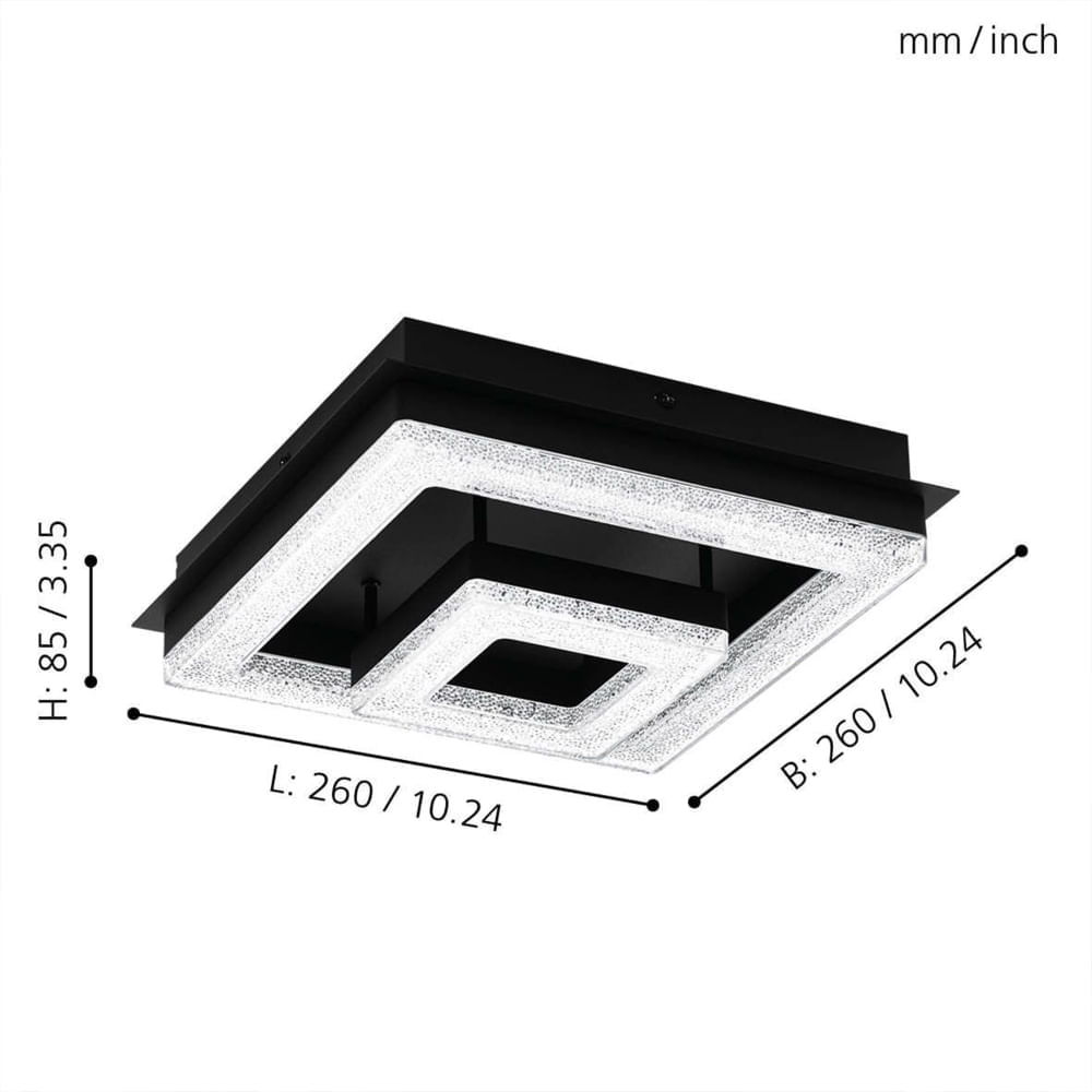 Lámpara De Techo Eglo Fradelo 1L