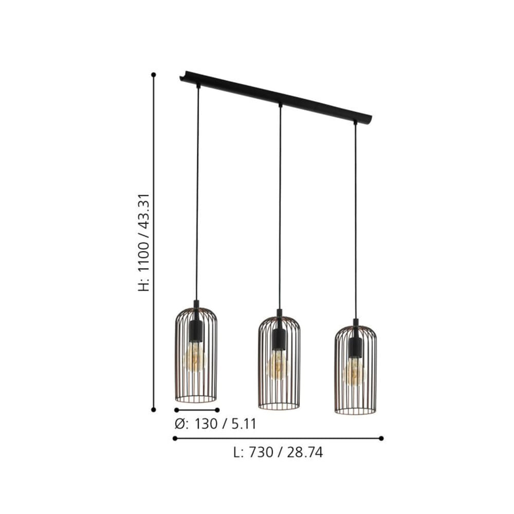 Lámpara Colgante Eglo Roccamena