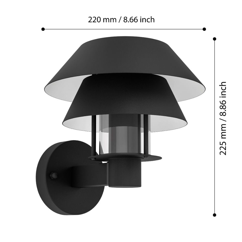 Lámpara Pared Eglo Chiappera 1X40W