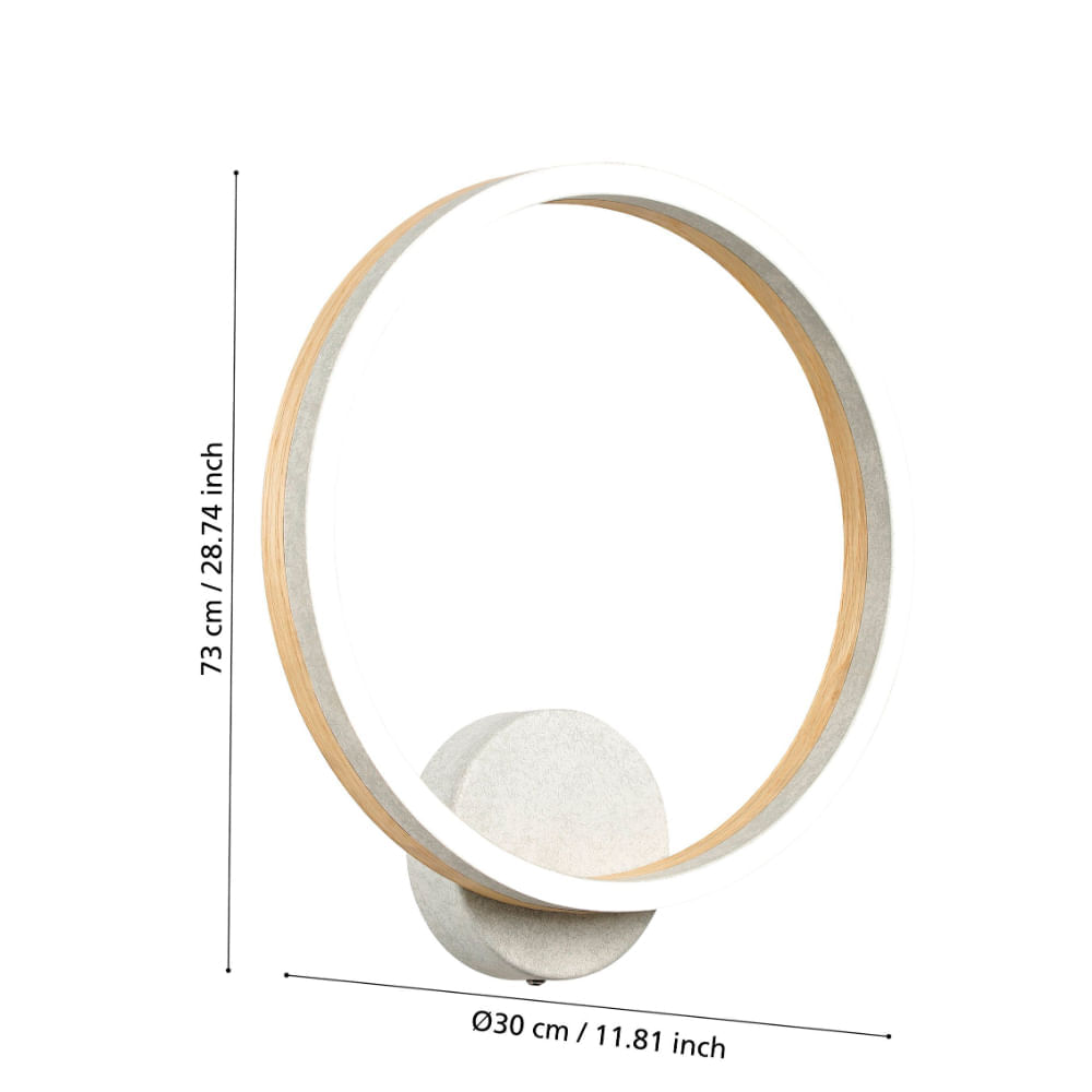 Lámpara De Pared Eglo Cadinaro 12W