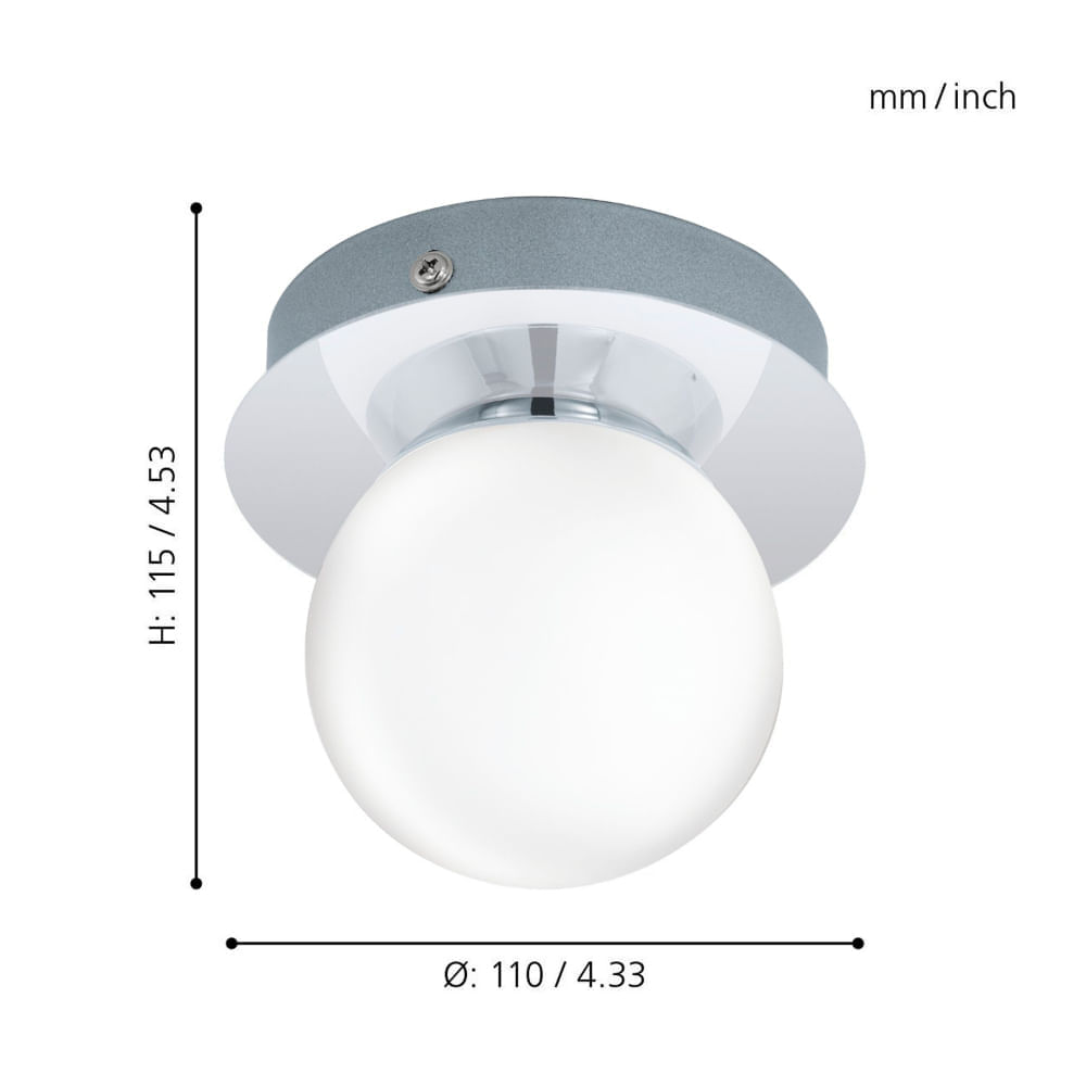 Aplique Eglo Mosiano Led 1X33W