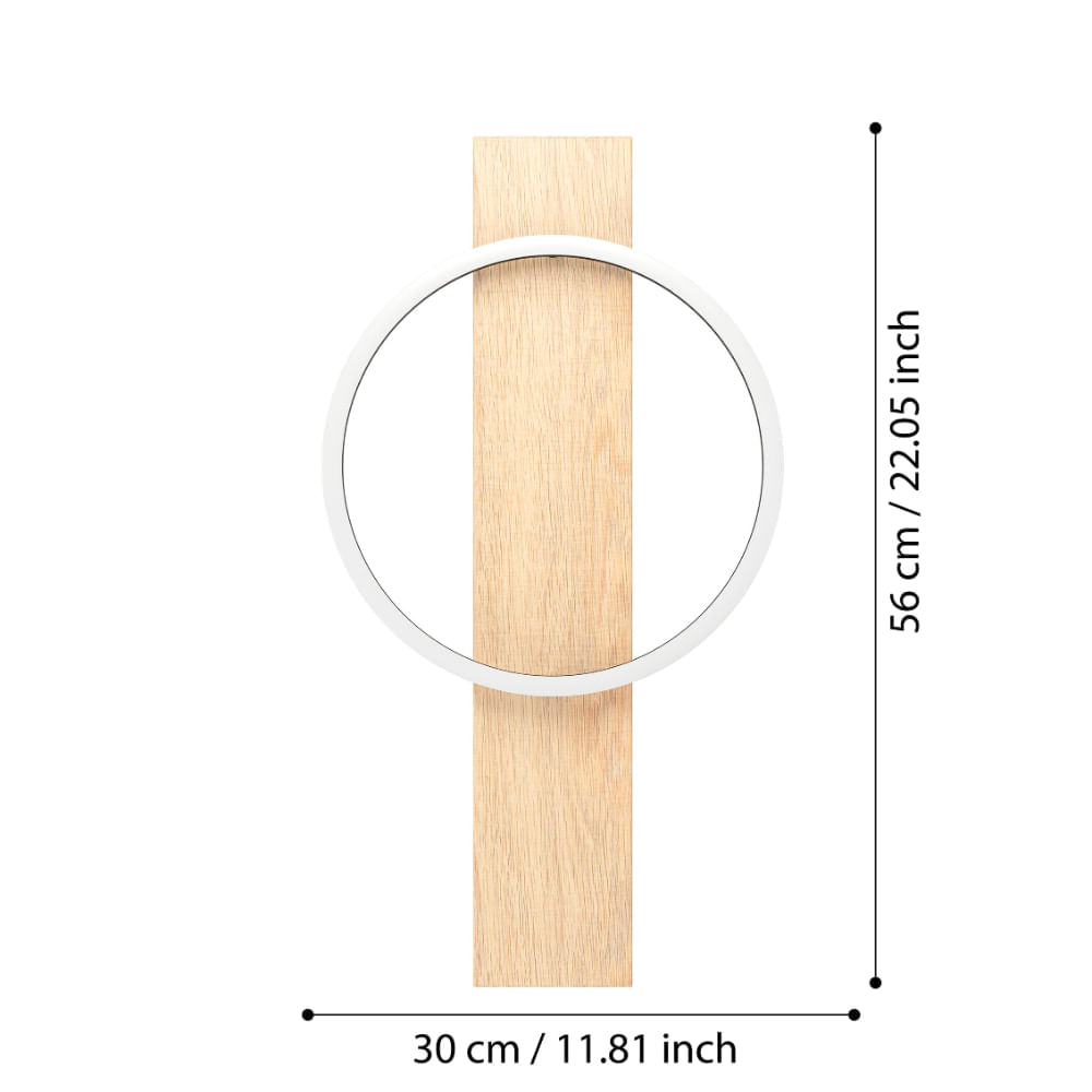 Lámpara De Pared Eglo Boyal 1X12W