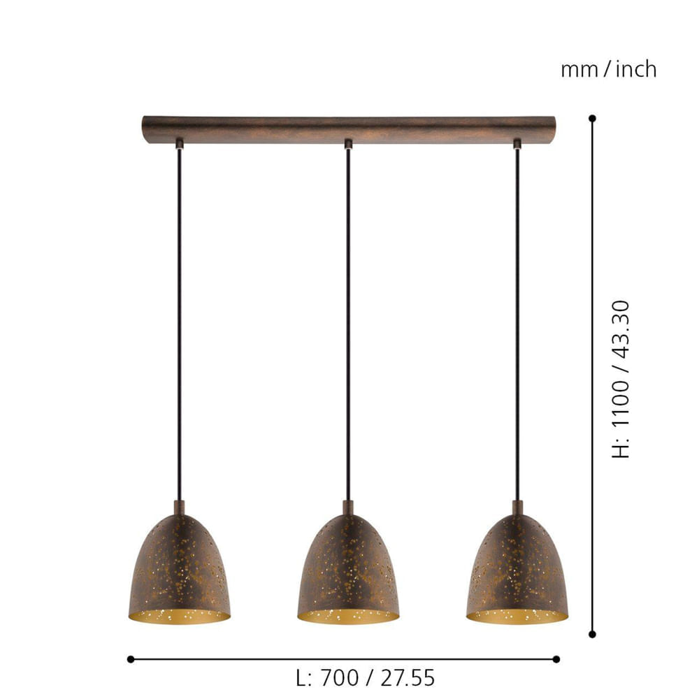 Lámpara Colgante Eglo Safi