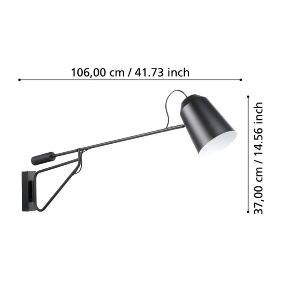 Aplique Eglo Loreto 1 1X28W