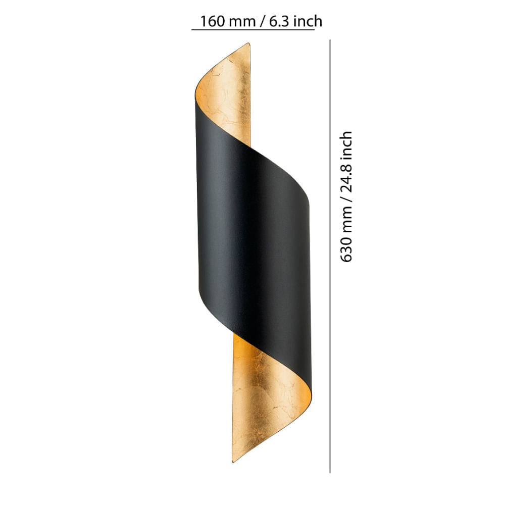 Lámpara Pared Eglo Jabaloyas 1X40W