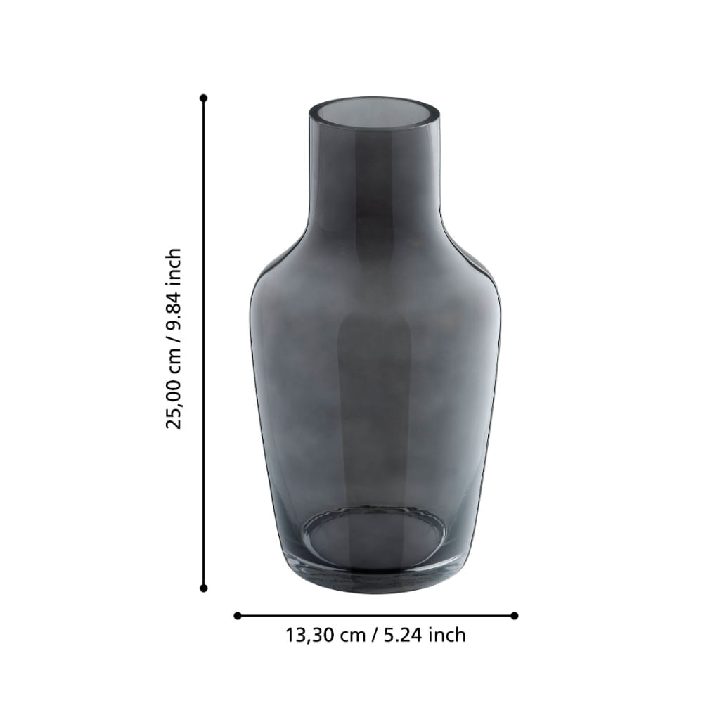 Jarrón Gris Eglo Siranana H250 D133
