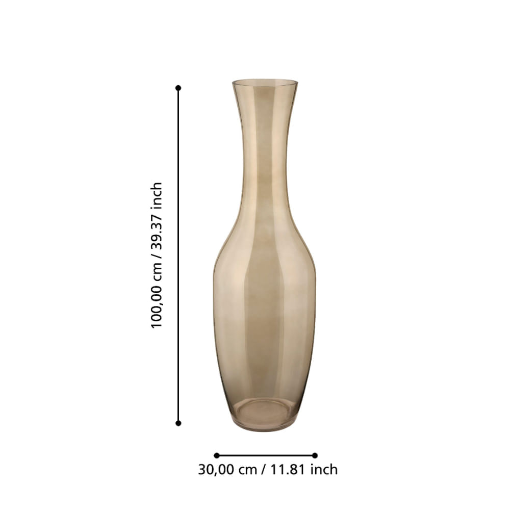 Jarrón Beige Eglo Longkali D300