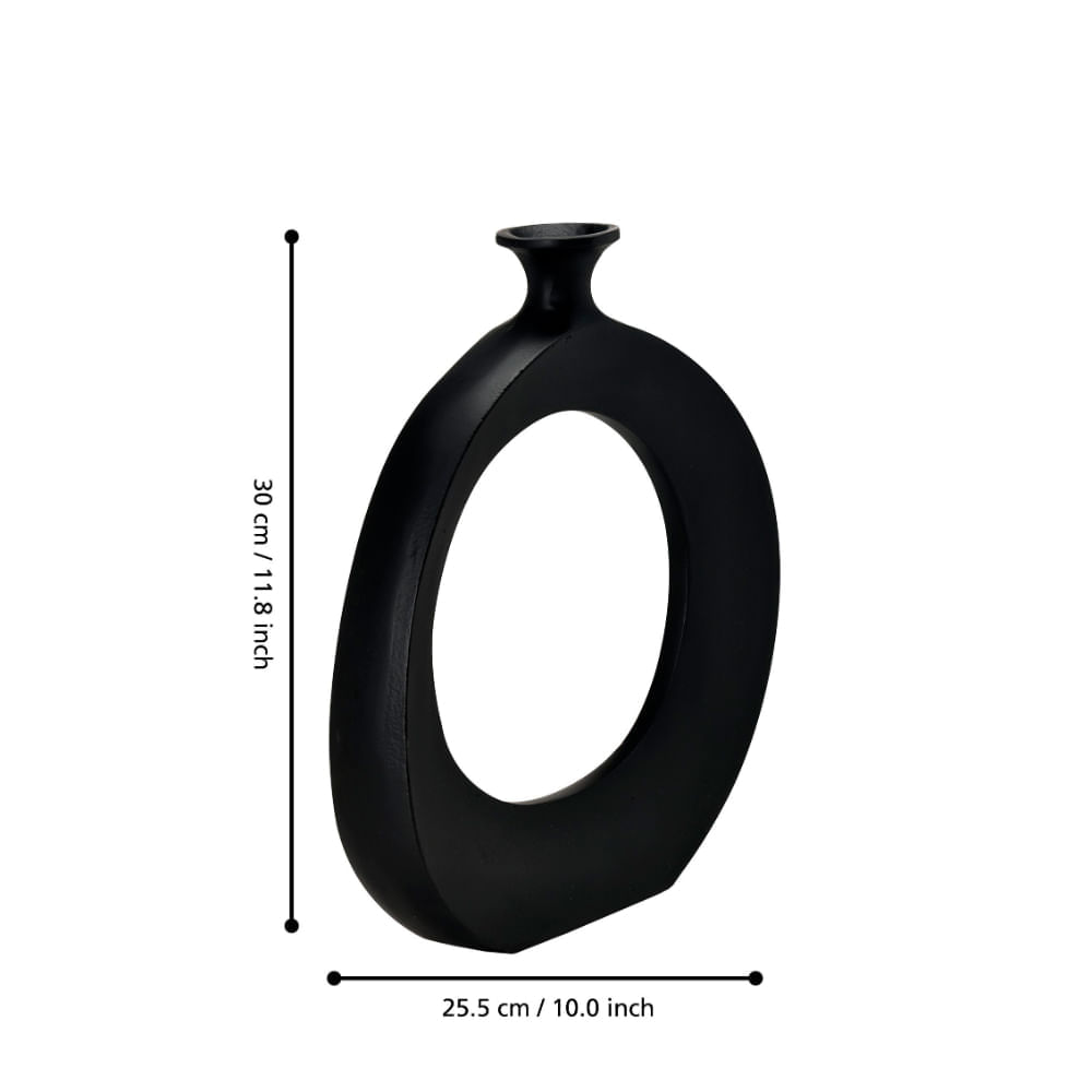 Jarrón Negro Eglo Ankarefoh300 A50