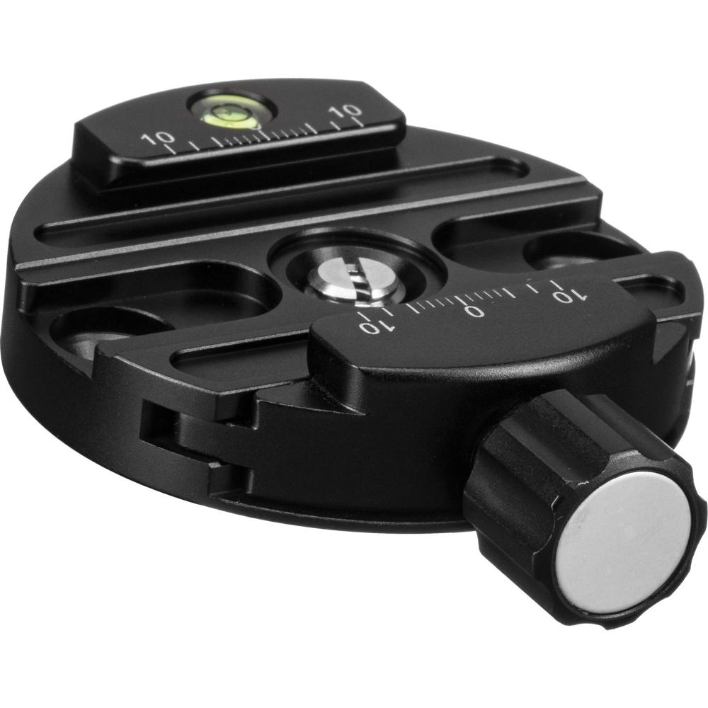 Sunwayfoto Discal Clamp 64mm - Abrazadera CNC con Tornillo de Perilla, Compatible con Arca-Swiss, Ac