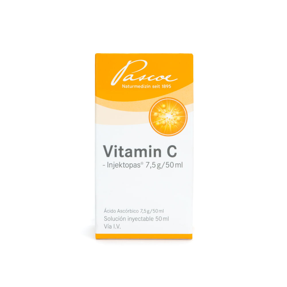 Vitamina C Pascoe 7.5 Gr 50 ML Solución Inyectable